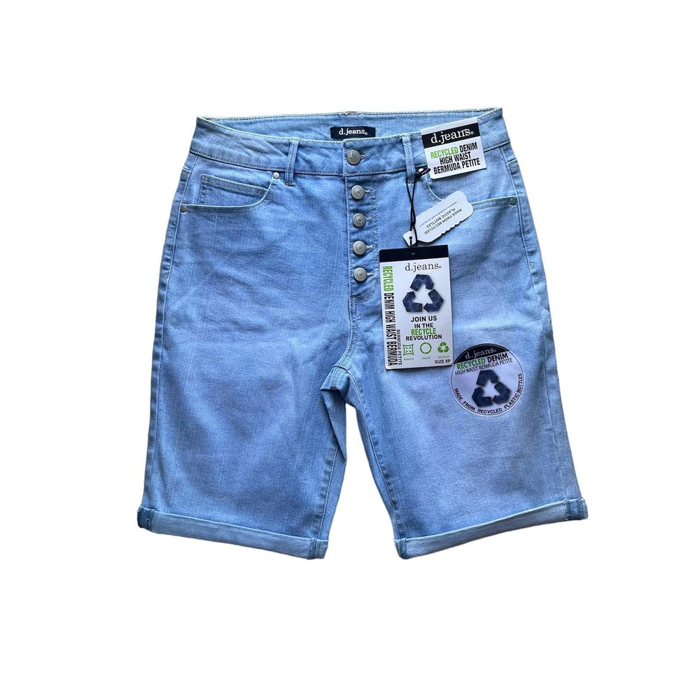 NWT - d.jeans LW High Waist Bermuda Petite (Size: 8P)